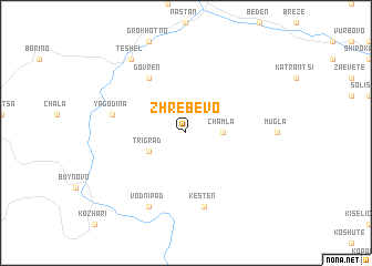 map of Zhrebevo