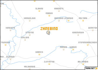 map of Zhrebino