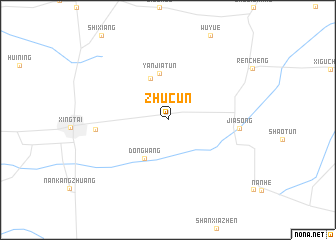 map of Zhucun