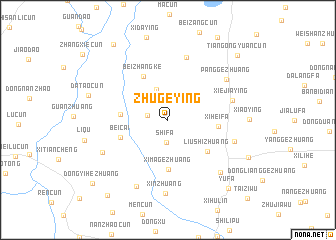 map of Zhugeying