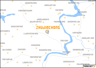 map of Zhujiachong