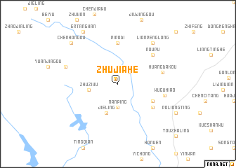 map of Zhujiahe
