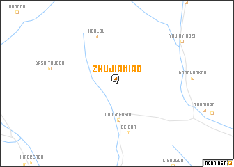 map of Zhujiamiao