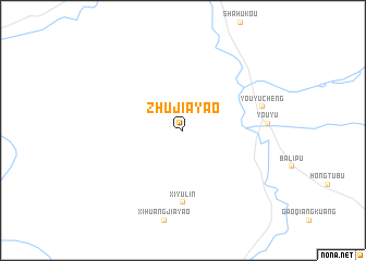 map of Zhujiayao