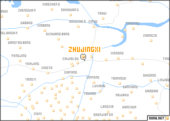 map of Zhujingxi