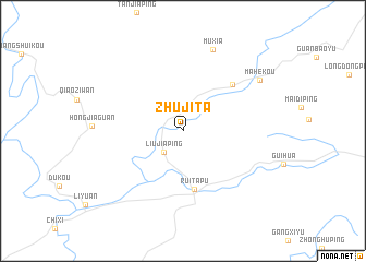 map of Zhujita