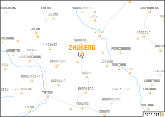 map of Zhukeng