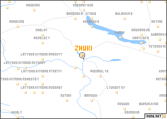 map of Zhuki