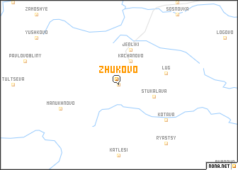 map of Zhukovo