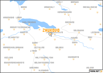 map of Zhukovo