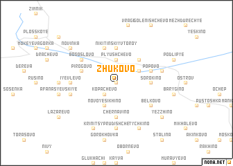 map of Zhukovo