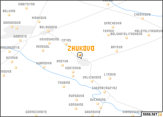 map of Zhukovo