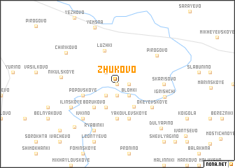 map of Zhukovo