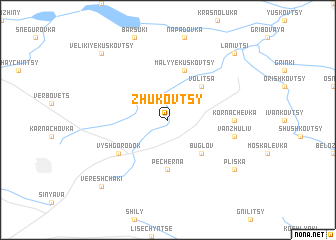 map of Zhukovtsy