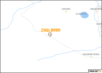 map of Zhulaman
