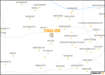 map of Zhulino