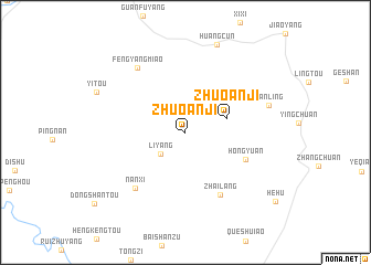 map of Zhuo\