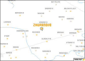 map of Zhupanovo