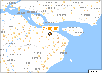 map of Zhuqiao