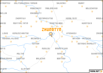 map of Zhuratyn