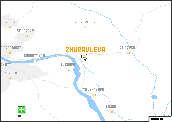 map of Zhuravlëva