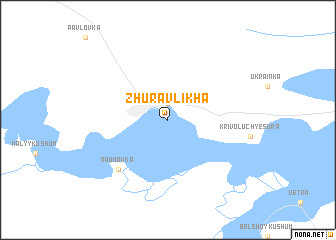 map of Zhuravlikha
