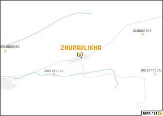 map of Zhuravlikha