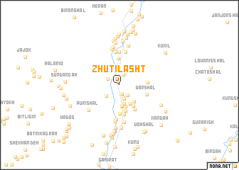 map of Zhuti Lasht