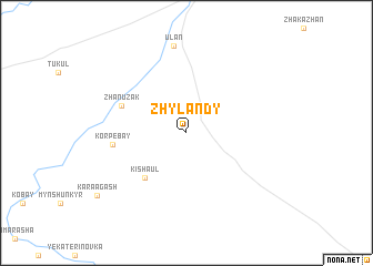 map of Zhylandy