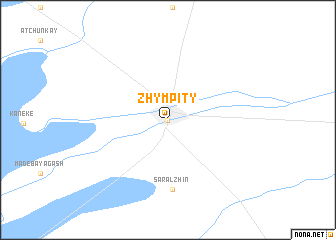 map of Zhympīty