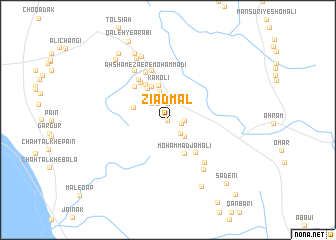 map of Zīād Māl