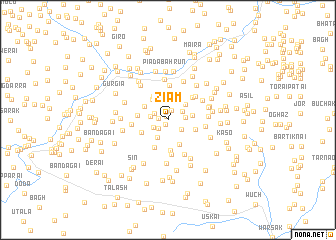 map of Ziam