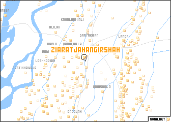 map of Ziārat Jahāngīr Shāh