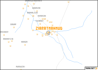 map of Ziārat Mahmud