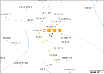 map of Ziban Una