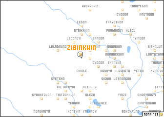 map of Zibinkwin