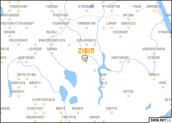 map of Zibin