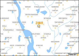 map of Zibin