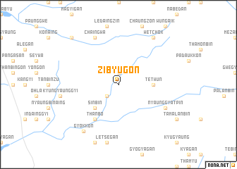 map of Zibyugon