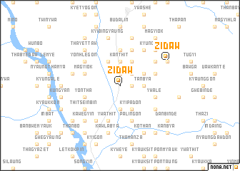 map of Zidaw
