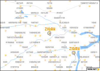 map of Zidaw