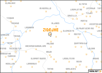 map of Zidejhé