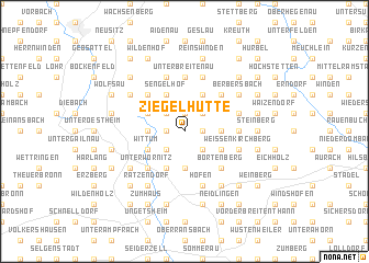 map of Ziegelhütte