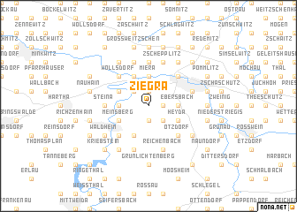 map of Ziegra