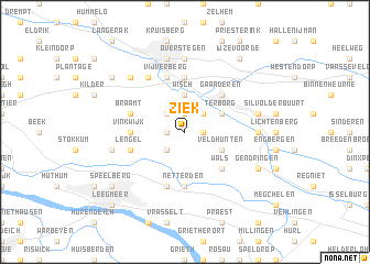 map of Ziek