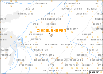 map of Zierolshofen