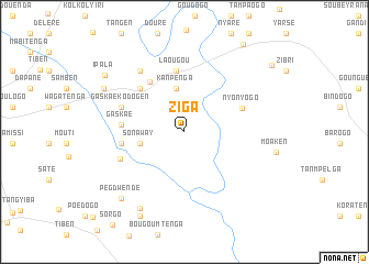 map of Ziga