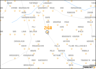 map of Ziga