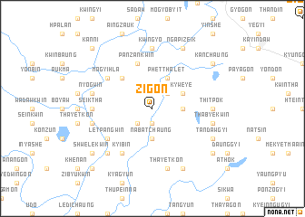 map of Zigon