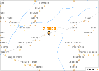 map of Zigopa